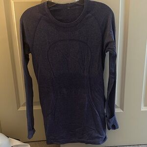 lululemon athletica Navy Long Sleeve Top